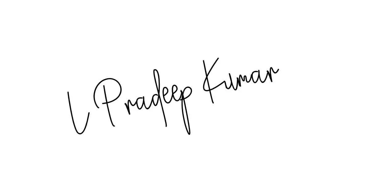 L Pradeep Kumar name signatures